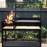 Deluxe charcoal parrillas with a brasero handmade in Australia