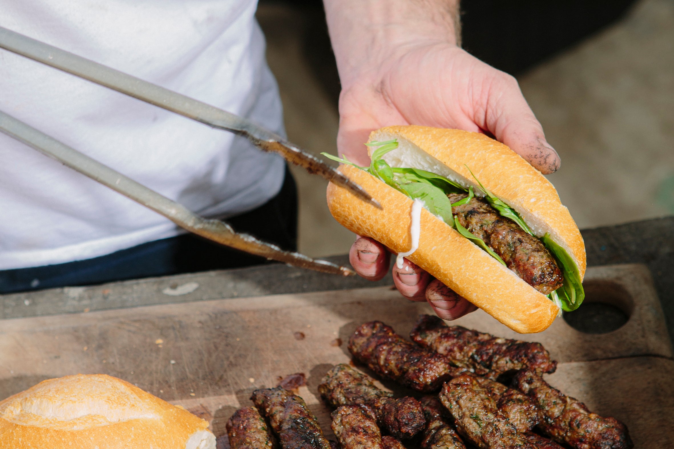 Cooking Lamb Koftas With Charlie
