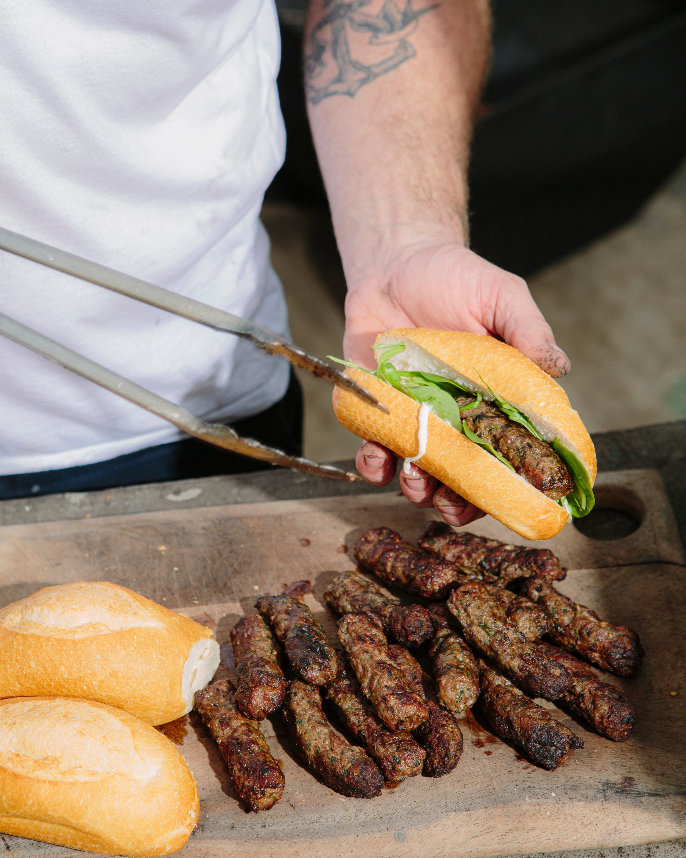 Cooking Lamb Koftas With Charlie